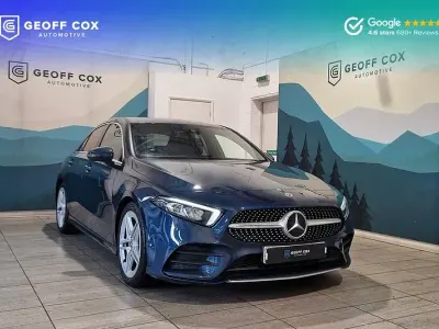Used Mercedes A180 AMG line 2021 Blue Sedan