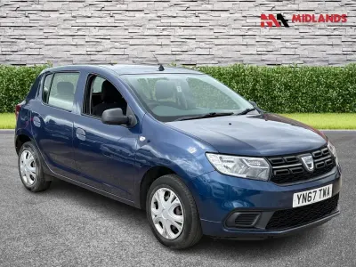 Używany Dacia Sandero Ambiance 90 KM (66 kW) 2017 Niebieski Hatchback