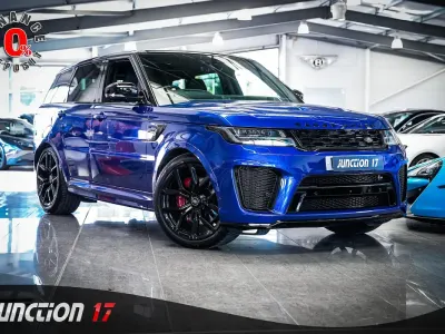 Used Land Rover Range Rover Sport SVR 575 HP (422 kW) 2019 Blue SUV