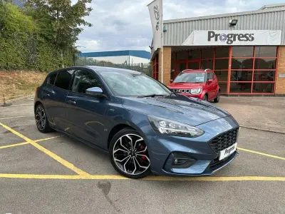 Used Ford Focus ST-Line X 125 HP (91 kW) 2021 Blue Hatchback