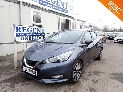 Used Nissan Micra Acenta 100 HP (73 kW) 2019 Grey Hatchback