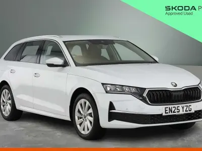 Used Skoda Octavia SE L 147 HP (108 kW) 2025 Moon white metallic Estate