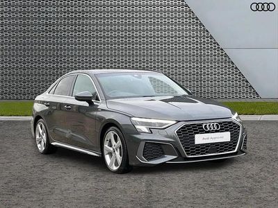 Grey Used 2021 Audi A3 S-Line Sedan | £20,795 (Fair price)