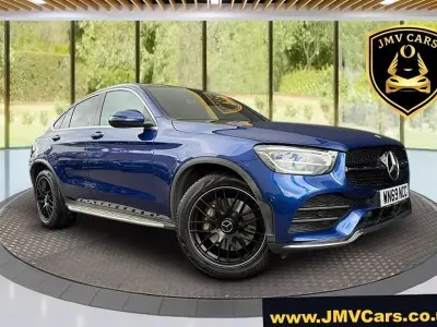 Used Mercedes GLC220 AMG line 2019 Blue Coupe