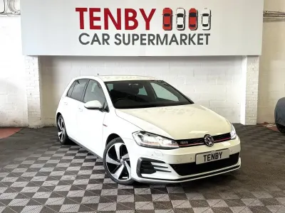 Used VW Golf VII GTI 230 HP (169 kW) 2018 White Hatchback
