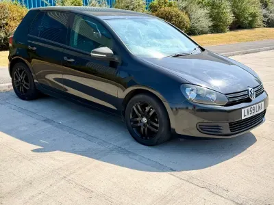Used VW Golf VI SE 105 HP (77 kW) 2009 Black Hatchback