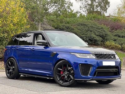 Second-hand Land Rover Range Rover Sport SVR 575 CP (422 kW) 2019 Albastru SUV