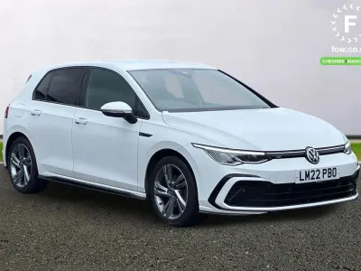 Used VW Golf VIII R-line 150 HP (110 kW) 2022 White Hatchback
