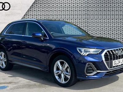 Begagnad Audi Q3 S-Line 150 HK (110 kW) 2024 Blå SUV