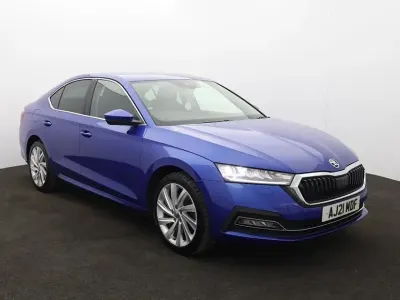 Used Skoda Octavia SE L 201 HP (147 kW) 2021 Blue Hatchback