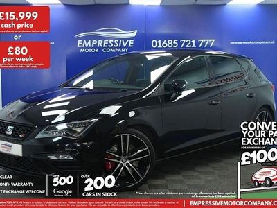 Used Seat Leon CUPRA 300 HP (220 kW) 2018 Black Hatchback
