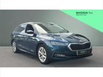 Used Skoda Octavia SE L First Edition 147 HP (108 kW) 2020 Blue Estate