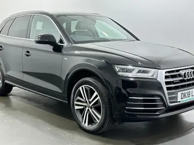 Usado Audi Q5 S-Line 190 CV (139 kW) 2018 Negro SUV