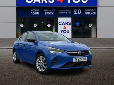 Used Vauxhall Corsa Design Edition 75 HP (55 kW) 2022 Blue Hatchback