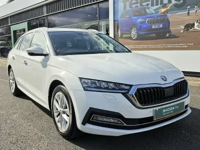 Used Skoda Octavia SE L 116 HP (85 kW) 2023 White Estate