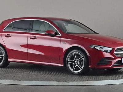 Used Mercedes A250 AMG line 218 HP (160 kW) 2021 Red Hatchback