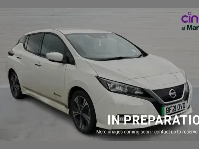 Used Nissan Leaf Tekna 108 kW (147 HP) 2021 White Hatchback