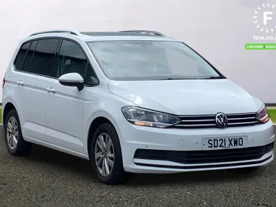 Used VW Touran Family 150 HP (110 kW) 2021 White MPV
