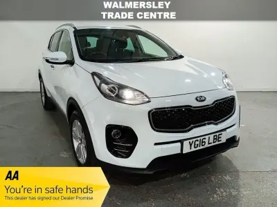 Used Kia Sportage 114 HP (83 kW) 2016 White SUV