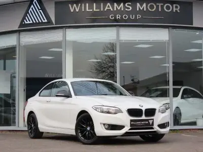 Second-hand BMW 218 Comfort Edition 136 CP (100 kW) 2017 Alb Coupe
