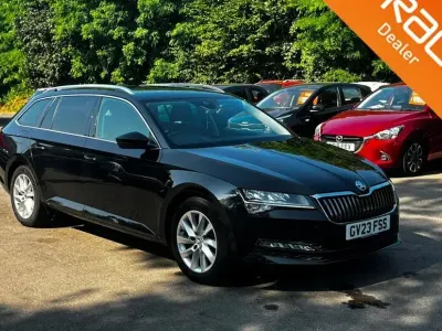 Used Skoda Superb SE Technology 150 HP (110 kW) 2023 Black Estate