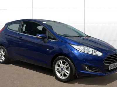 Used Ford Fiesta Zetec 82 HP (60 kW) 2017 Blue Hatchback