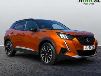 Used Peugeot 2008 GT-line 130 HP (95 kW) 2020 Orange SUV