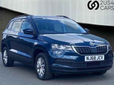 Used Skoda Karoq SE 115 HP (84 kW) 2018 Blue SUV