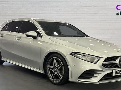 Begagnad Mercedes A200 AMG Line Premium 163 HK (119 kW) 2019 Silver Halvkombi