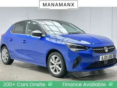 Used Vauxhall Corsa Elite 75 HP (55 kW) 2021 Blue Hatchback