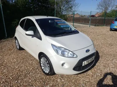 Used Ford Ka Zetec 69 HP (50 kW) 2010 White Hatchback