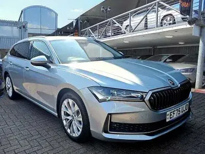 Used Skoda Superb SE L 150 HP (110 kW) 2026 Pebble silver metallic Estate