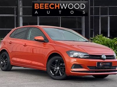 Used VW Polo SE 65 HP (47 kW) 2018 Orange Hatchback