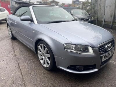 Silver Used 2009 Audi A4 Cabriolet S-Line Cabriolet | £2,095 (Good price)