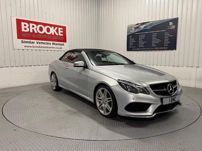 Silver Used 2016 Mercedes E220 AMG line Cabriolet | £10,990 (Good price)