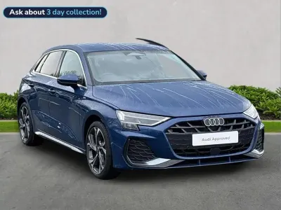 Used Audi A3 S-Line 147 HP (108 kW) 2025 Blue Hatchback