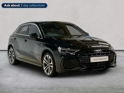 Usado Audi A3 e-tron S-Line 204 CV (150 kW) 2025 Negro Utilitario