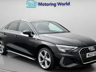 Used Audi A3 S-Line 150 HP (110 kW) 2023 Black Sedan
