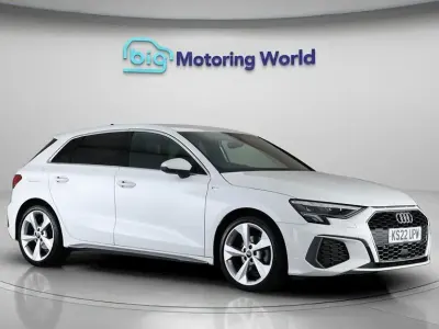 Used Audi A3 Sportback S-Line 110 HP (80 kW) 2022 White Hatchback