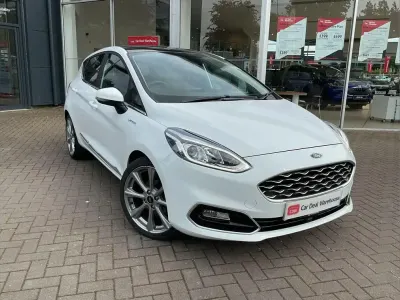 Used Ford Fiesta Vignale 123 HP (90 kW) 2019 White Hatchback