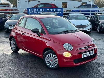 Red Used 2018 Fiat 500 Pop Hatchback | £5,599 (Fair price)