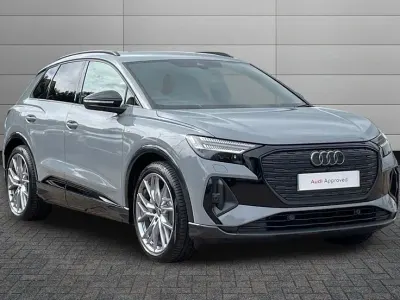 New Audi Q4 e-tron Black Edition 210 kW (286 HP) 2026 Pebble grey SUV