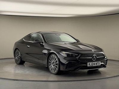 Obsidian black Used 2024 Mercedes CLE300 AMG line Coupe | £44,550 (Expensive)