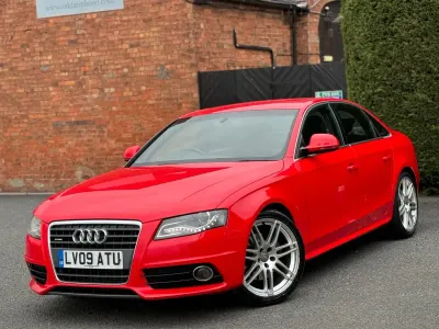 Usado Audi A4 S-Line 211 HP (155 kW) 2009 Vermelho Sedan
