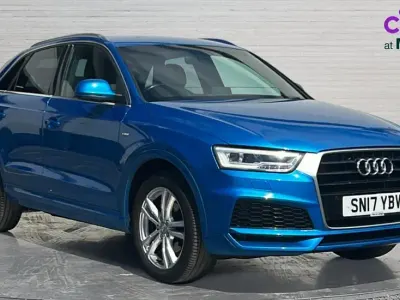 Used Audi Q3 S-Line 150 HP (110 kW) 2017 Blue SUV