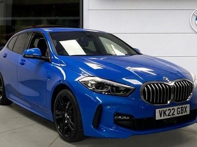 Used BMW 118 M Sport 136 HP (100 kW) 2022 Blue Hatchback