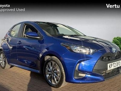 Blue Used 2022 Toyota Yaris Hybrid Hatchback | £16,231 (Good price)