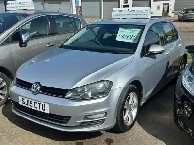 Used VW Golf VII Match 120 HP (88 kW) 2015 Silver Hatchback