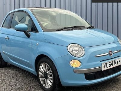 Blue Used 2014 Fiat 500 Lounge Hatchback | £3,795 (Super price)