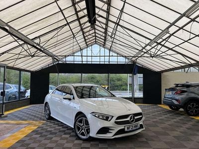 Used Mercedes A250 AMG line 2021 White Sedan